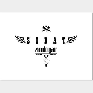 Sobat Ambyar - Black2 Posters and Art